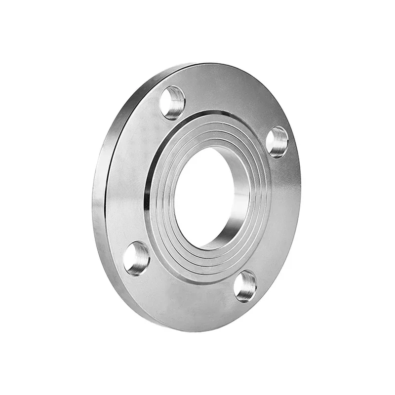 

304 stainless steel flat welded flange PN6 welded flange national standard butt welded flange non-standard customized DN50 100