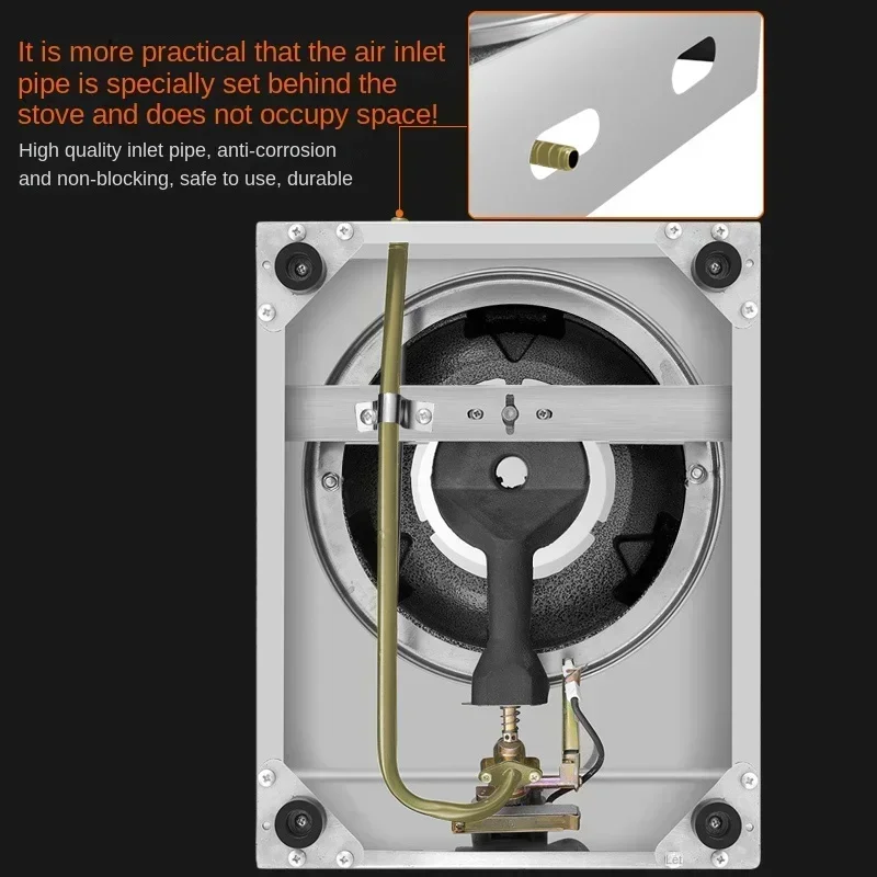 Gas Stove Domestic bench top double stove gas single  medium high pressure fire  liquefied gas stove 4