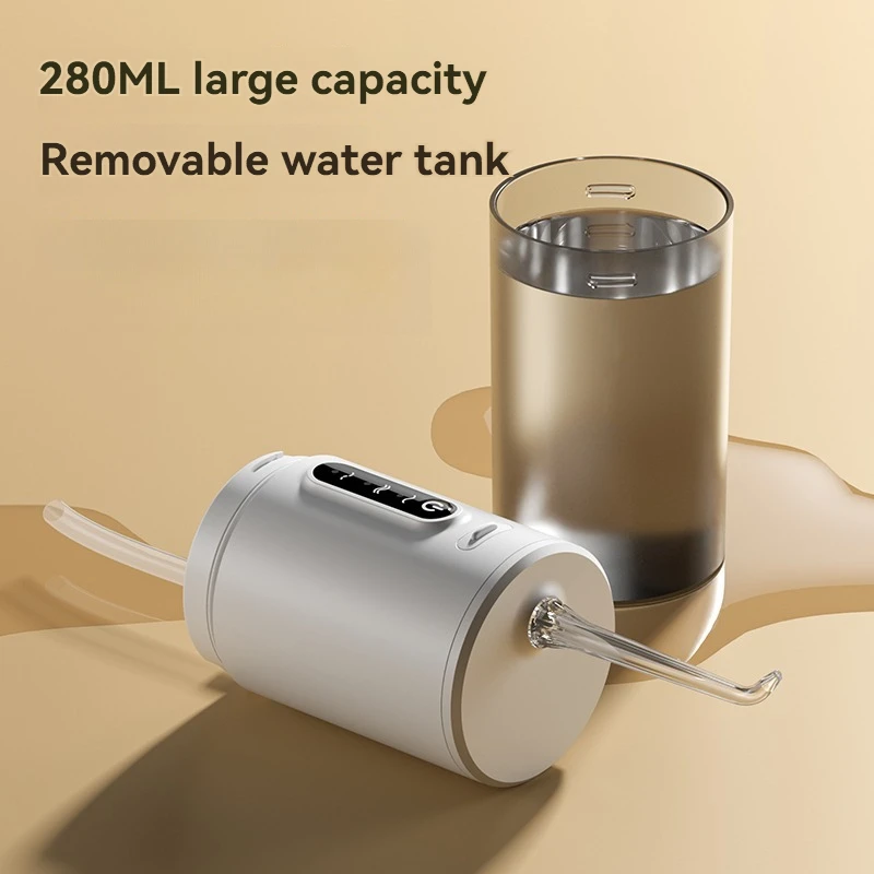 Oral Irrigator 1 PCS Portable Water Floss USB Rechargeable 280ML Electric Tooth Cleaning 3 Modes Waterproof