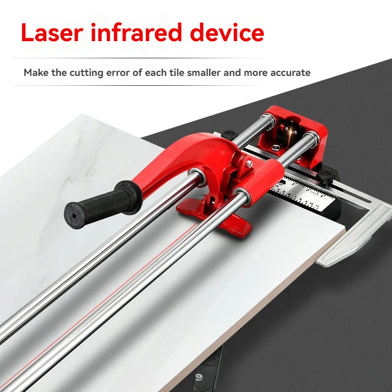 Manual Tile Cutting Machine, Wall Tile Pusher, Aluminum Alloy Double Track Infrared Ceramic Cutting Machines Ceramic B