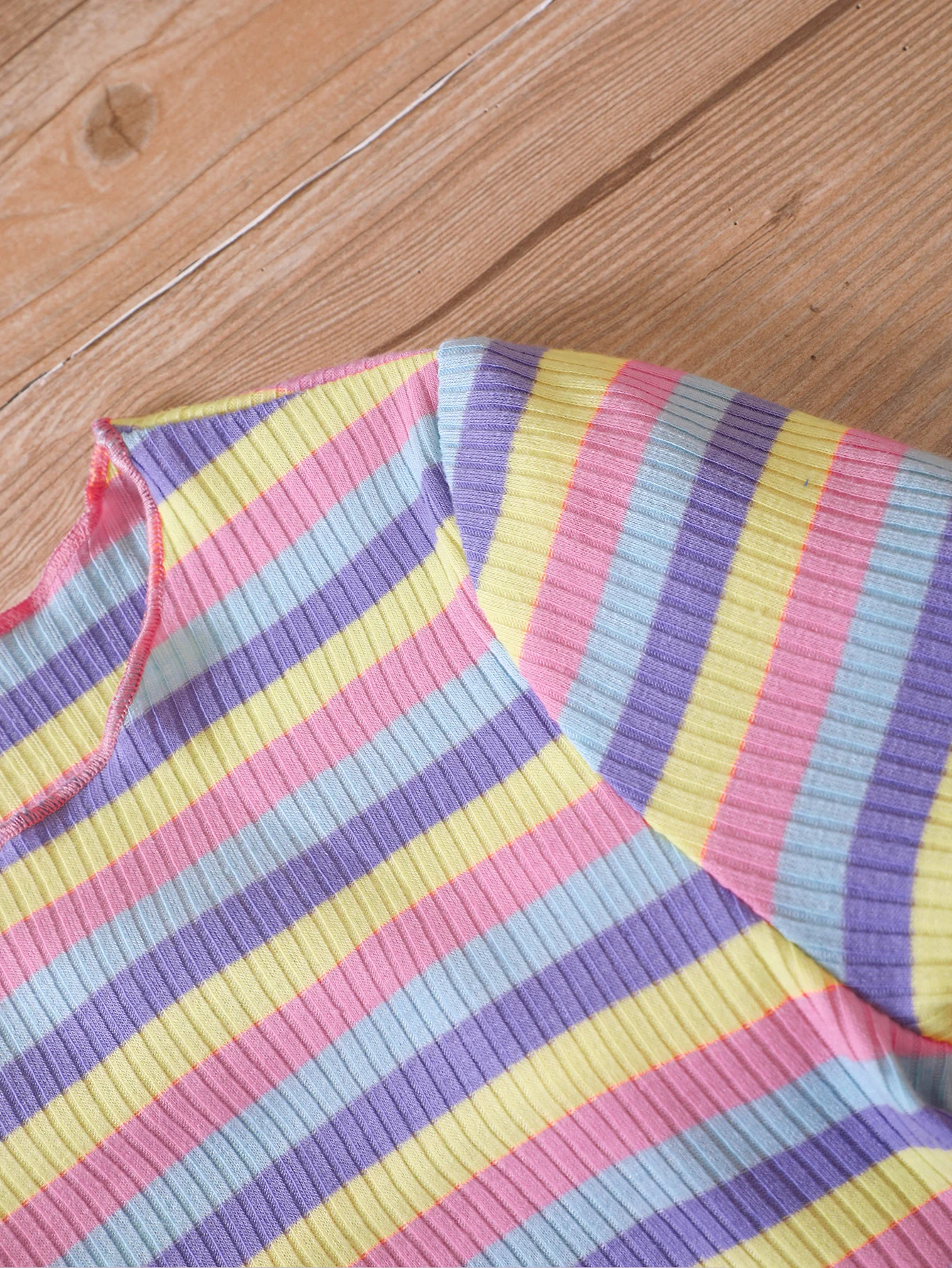 Kids Shirts Spring And Autumn Girls Long Sleeved Striped