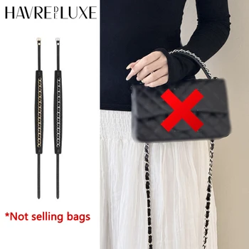 Cinghia di Ricambio in Vera Pelle Bovina per Manico Corto Borsa, Accessori Fai-da-te per Modifica Borsa Classica Flap CF