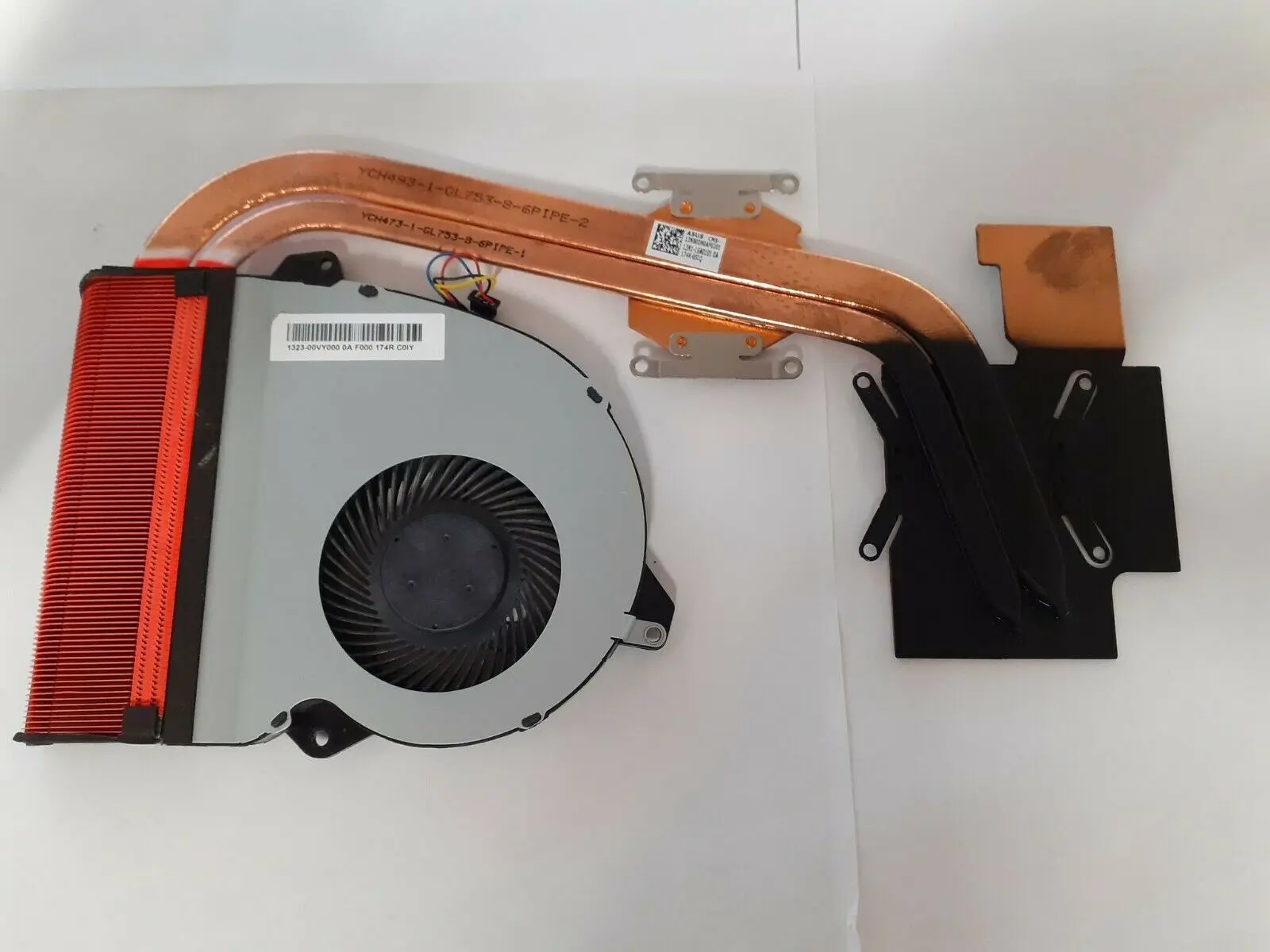 NEW Original CPU Cooling fan and heatsink For Asus GL753 GL753V GL753VD ZX73V FX73 FX73VD DFS2001055G0T-FJ5N