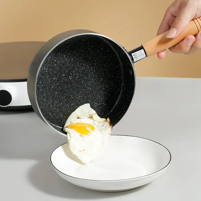 Cm frying pan stainless steel non stick frypan egg cooking skillet fryer kitchen wok pot for