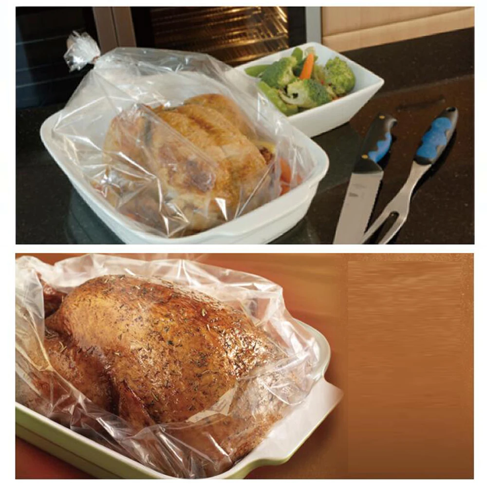 10/20pcs Small/Large Turkey Bag Oven Roasting Bags Baking Sleeve