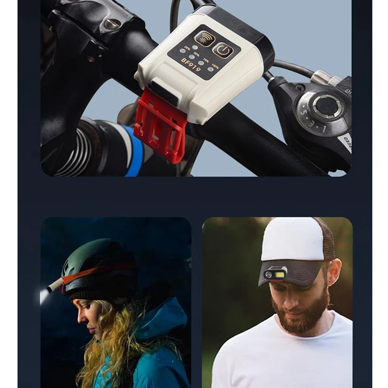 

Led Headlight Cap Lamp Waterproof Night Outdoor Fishing Lamp Cap Wearing Intelligent Induction Cap Clip Lamp