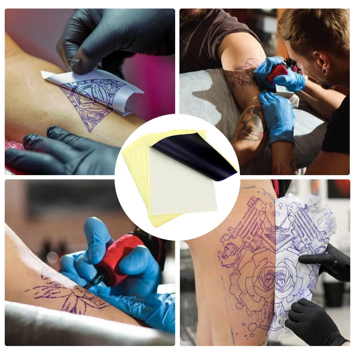 50PCS Tattoo Transfer Paper A4 Size Tattoo Stencil Paper High Quality Copier for Tattoo Transfer Machine Accessories 5