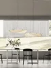 Minimalist Wabi Sabi Silk Pendant Lights Living Bedroom Bar Lustres Led Chandelier Loft Hanging Home Indoor Decor Lamps Fixtures 4