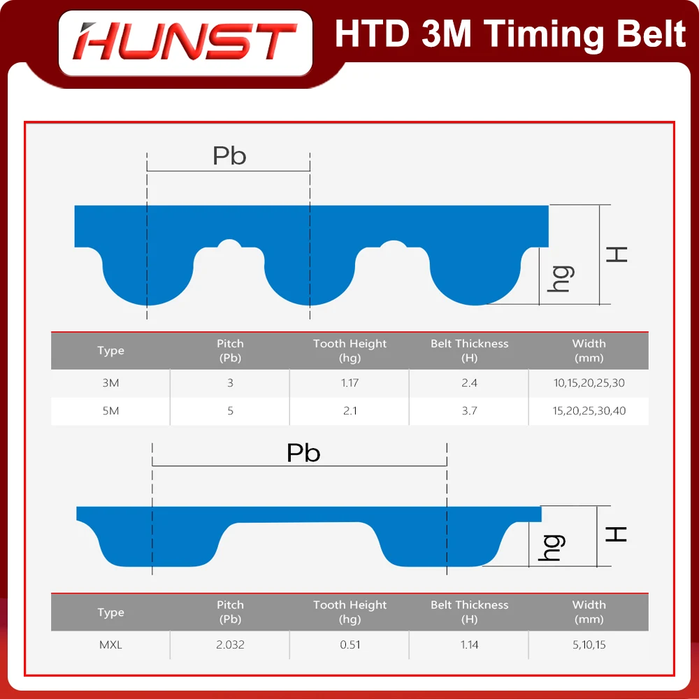 hunst pu open belt para laser engraving maquina 05