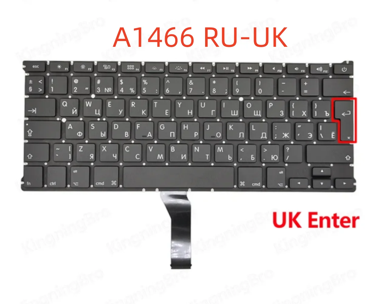 Teclado de Substituição para Macbook Air Novo 13 A1369 A1466 2011 2012 2013 2014 2023 2023 Anos - Imagem 2