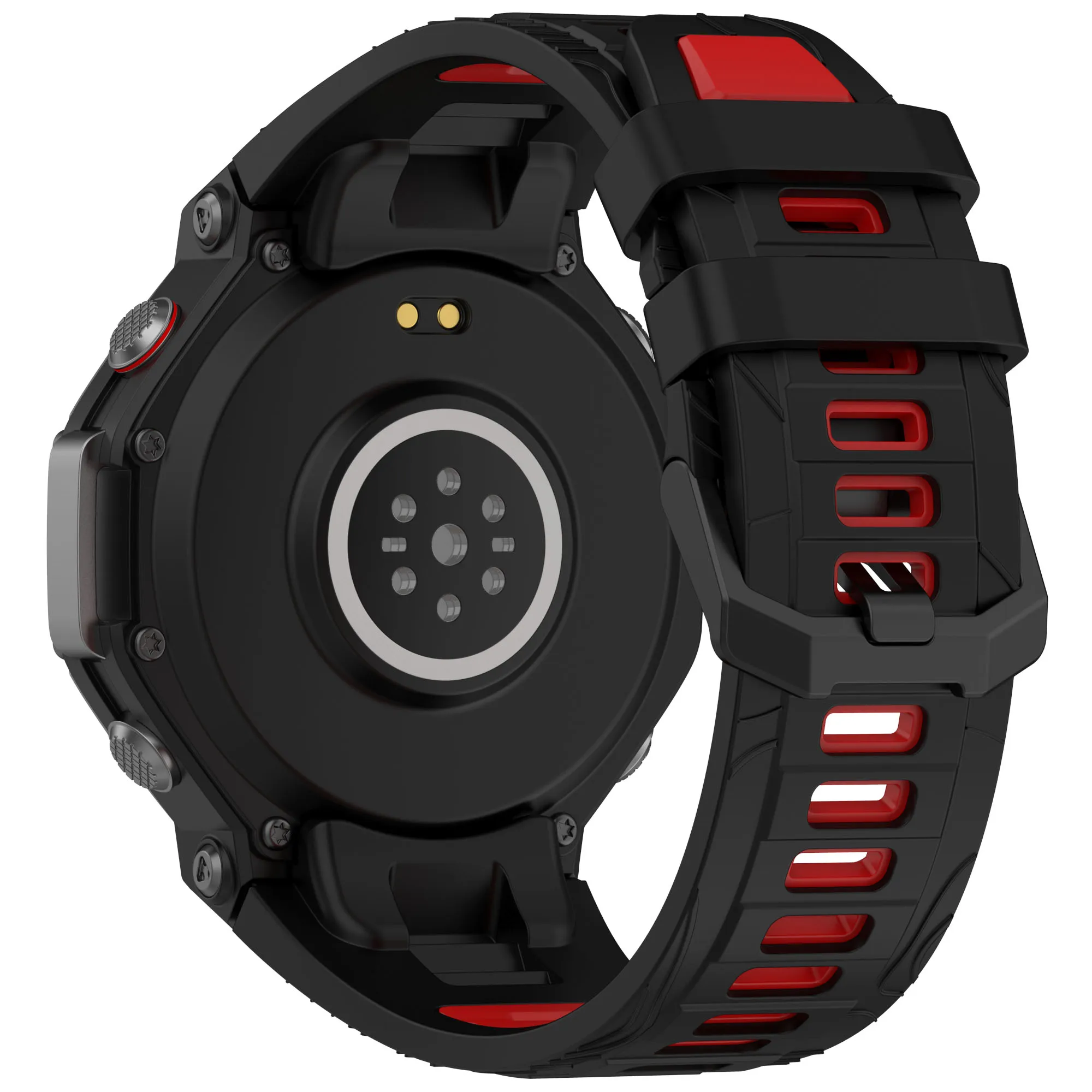 Enhanced Silicone Sports Watch Strap - Replacement Wristband Bracelet for All-Around Wear and Versatility
