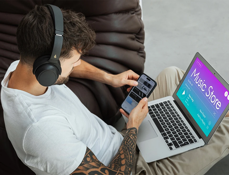 com cancelamento de ruído ativo Bluetooth 5.3
