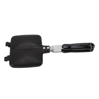 Grilled Maker Pan Prevent Burning Evenly Heated Double Sided Frying Pan Aluminum Alloy for Home Kitchen for Breakfast 2