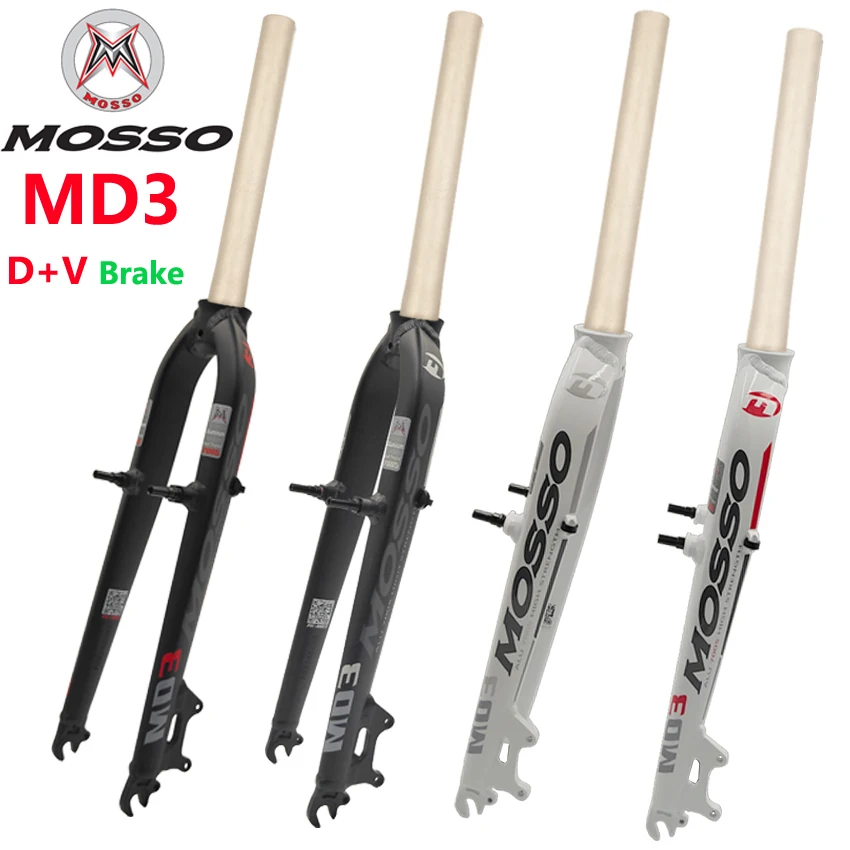 Fourche De Vélo Rigide - Frein En V - Noir - NEUF - Pour VTT / MTB
