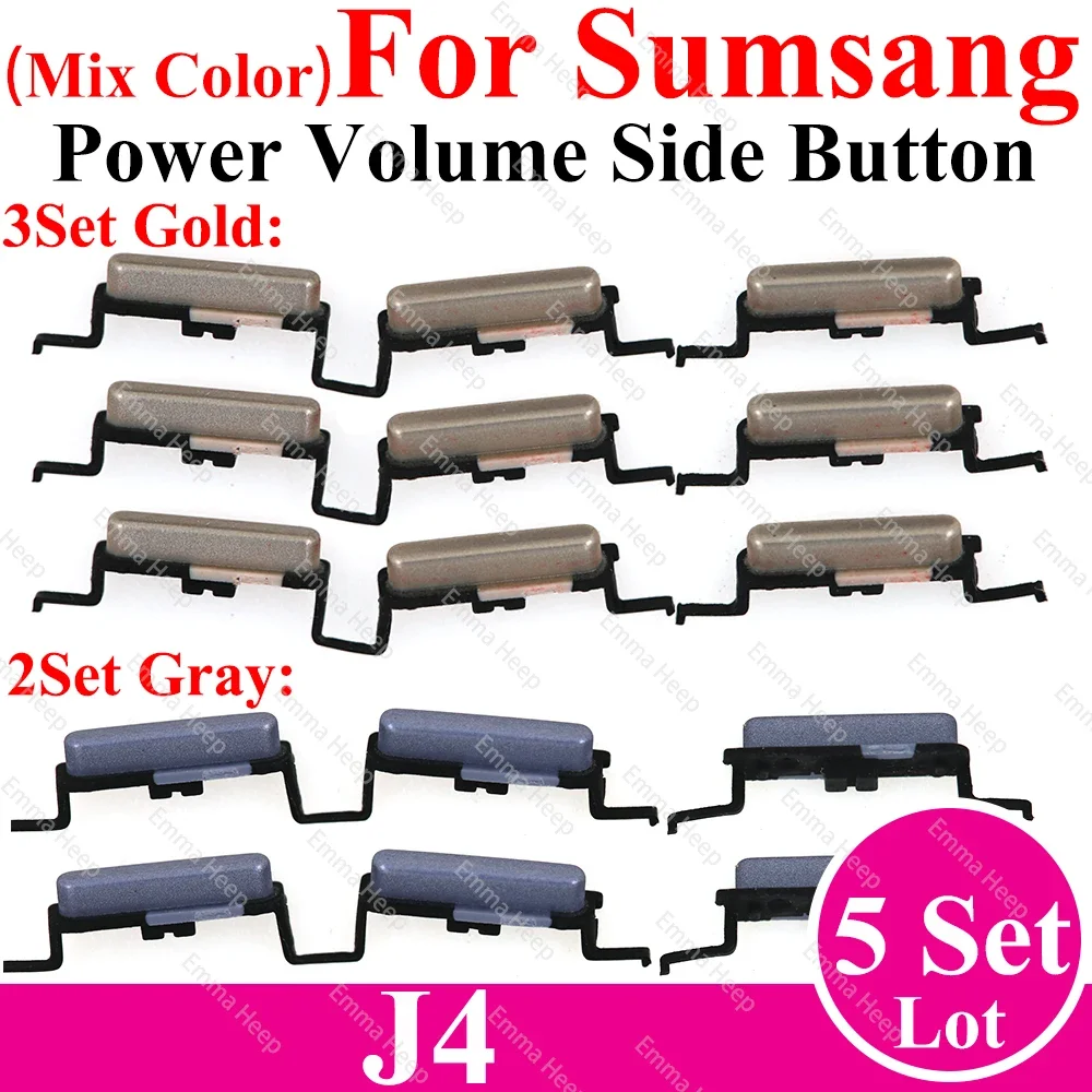 Volume Power Button Replacement for Samsung Devices - Side Power Key On/Off Repair Parts