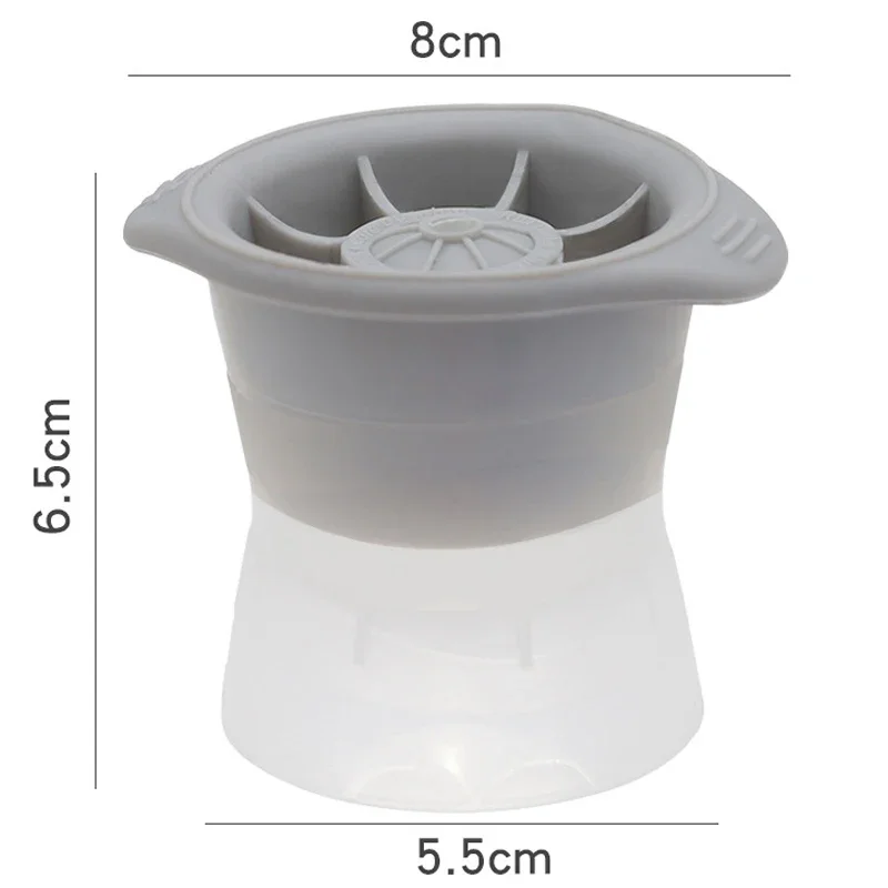 Silicone ice hockey ice cube mold maker mold creativity frozen round cube household hockey ice cubes