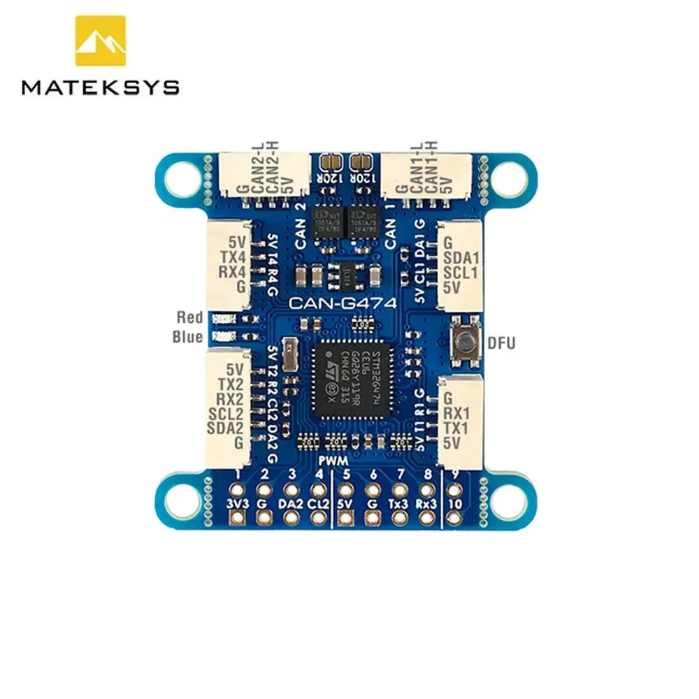 Плата MATEK CAN-G474 с приемопередатчиком CAN 5 Мбит/с и узлом CAN STM32G474 MCU AP_PERIPH для дрона RC FPV