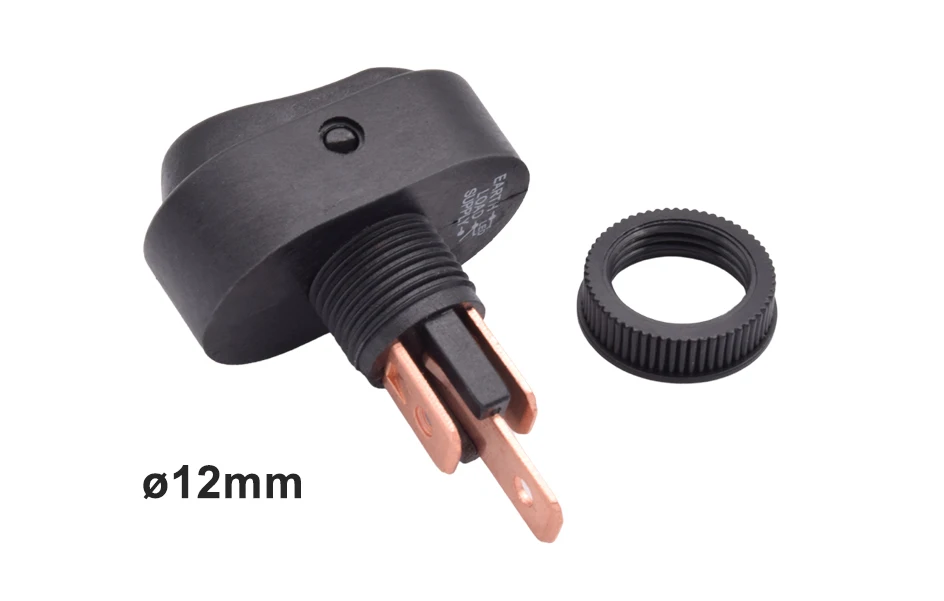 Carro e Barco Auto Rocker Switch, ON