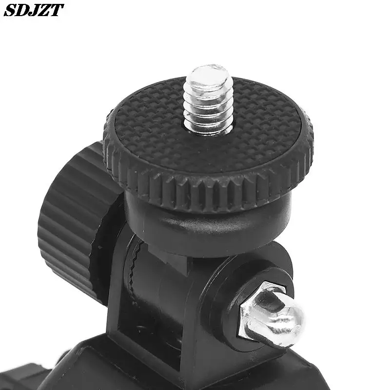 Camera Handlebar Clamp 1/4 Camera DV DSLR Bike Bicycle Handlebar Clamp Bracket Tripod Mount Screw Clip For Gopro For Camera DV 1Pc