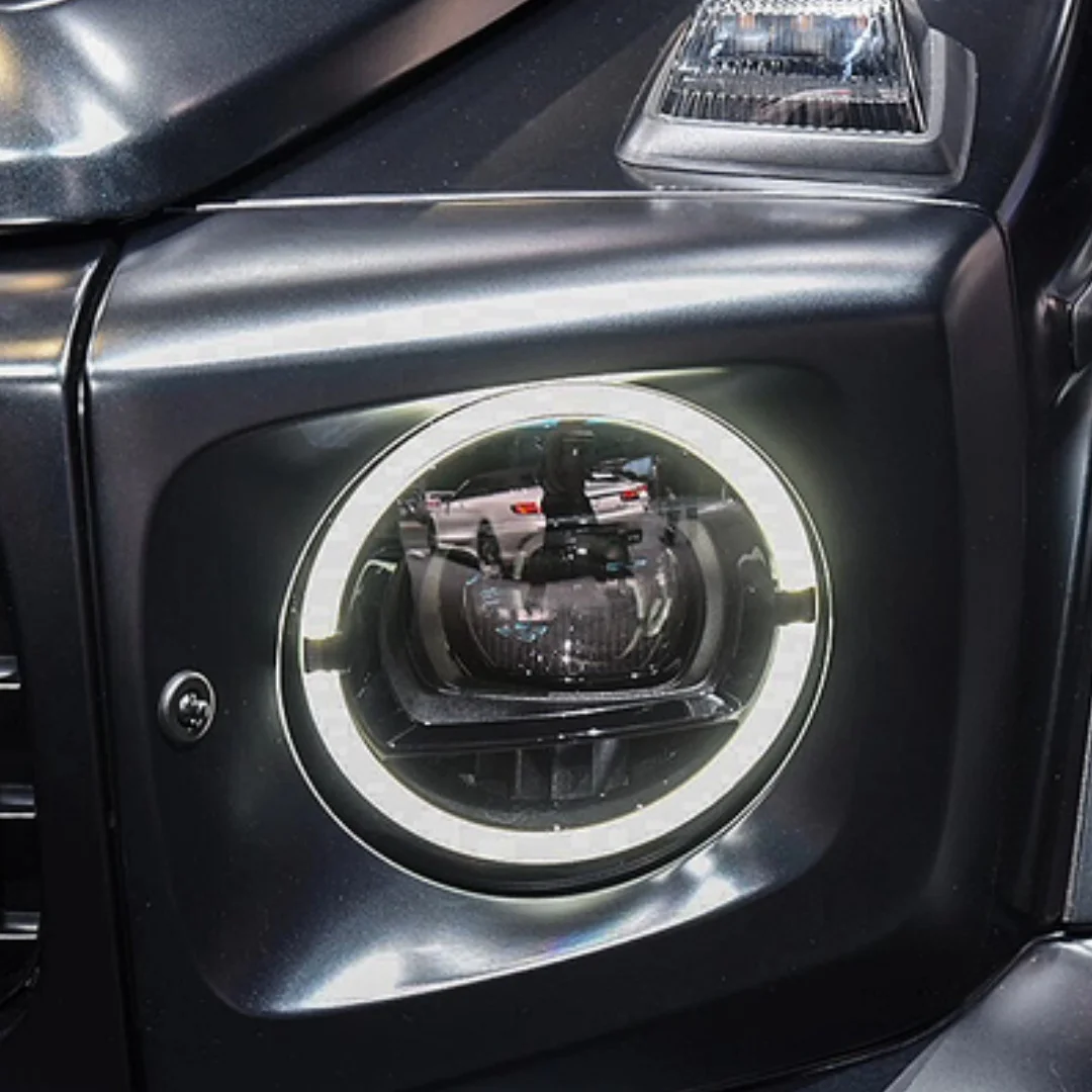 NEW Headlight DRL Tube Acrylic tube Light Line Ring For Mercedes Benz G CLASS W463 2019 2020 2021 2022 2023 detail image 4