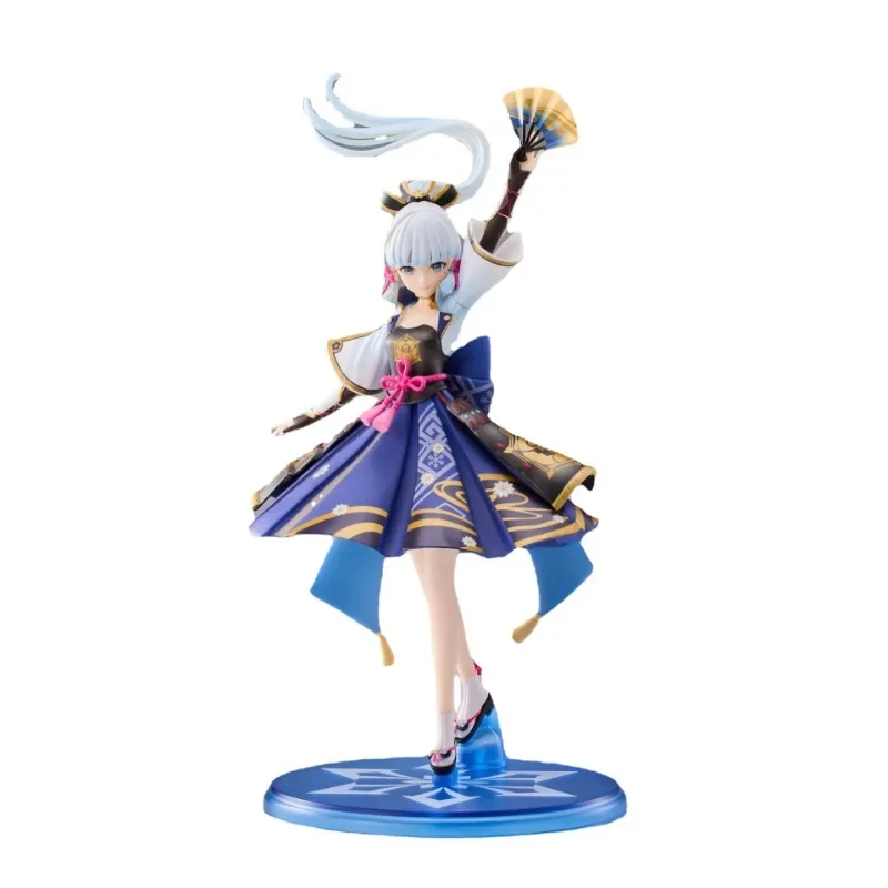 

25cm Genshin Impact GK Kamisato Ayaka Anime Figure Game peripherals Manga Statue Beauty Girl Action Figurine Model Toys Doll