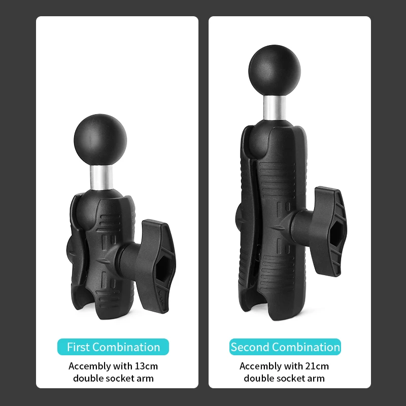 Dual Ball Connector 2.25"/"D" size allows two D-size linkages to be joined together and maintain flexible installation VIN-D-007