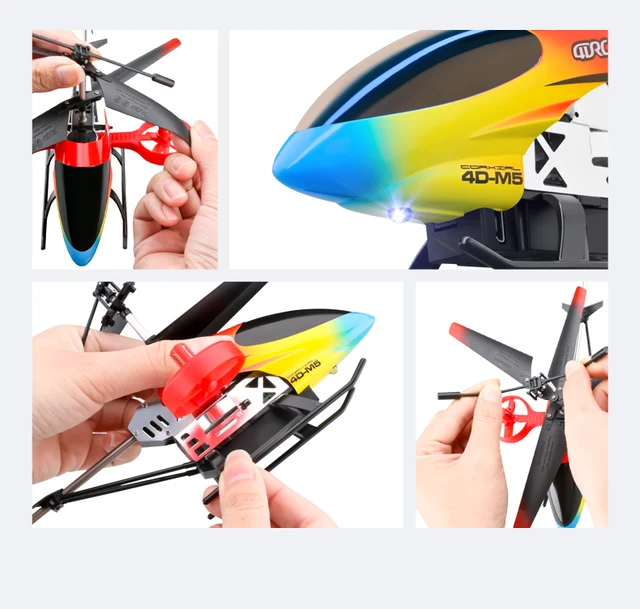 3.5 Channel Rc Helicopter Wireless Remote Control 4d m5 - Temu