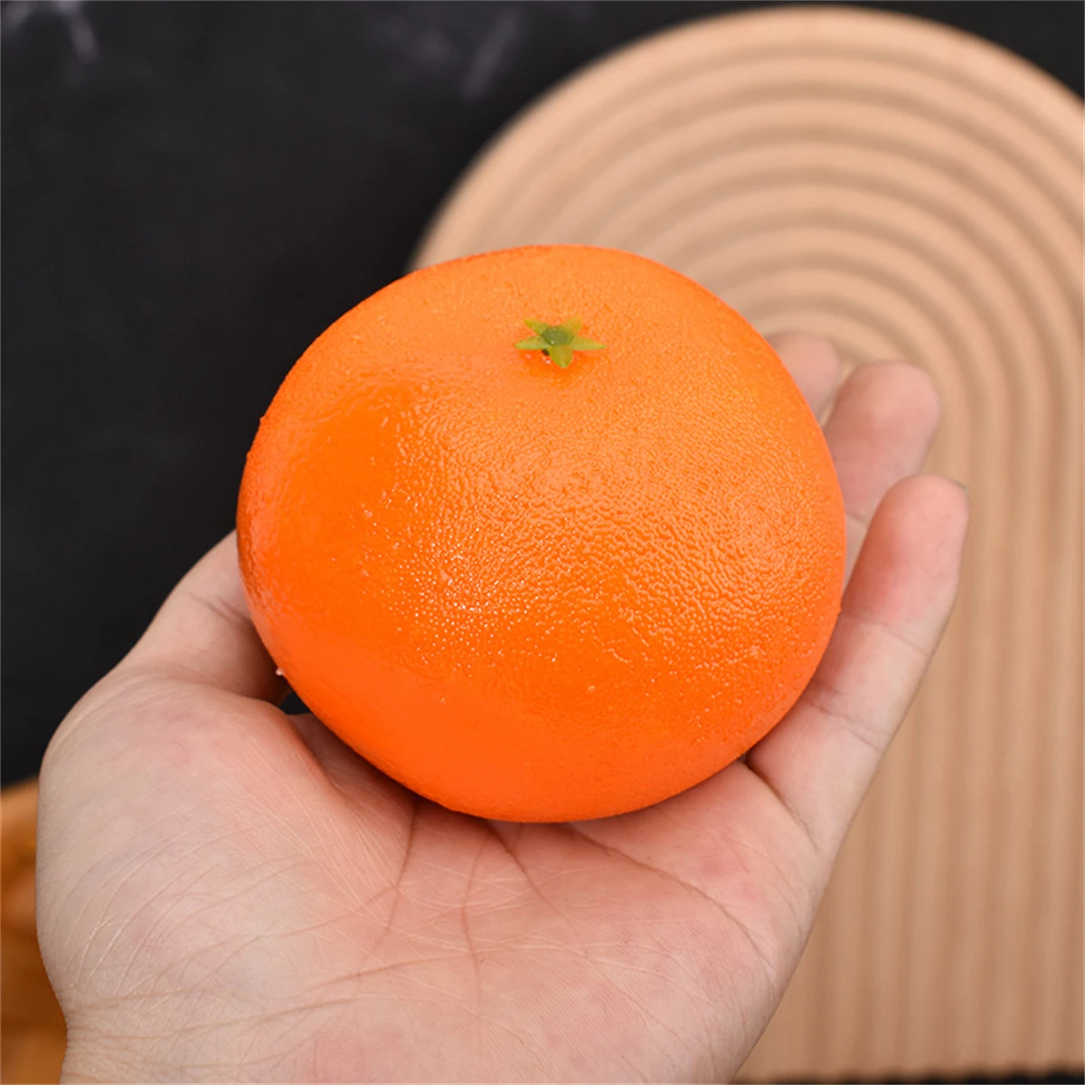 6PCS Simulation Oranges Artificial Tangerines Model Fake Fruit Home Furnishings Restaurant Fruit Tray Decoration Photography artificial fruits and vegetables
