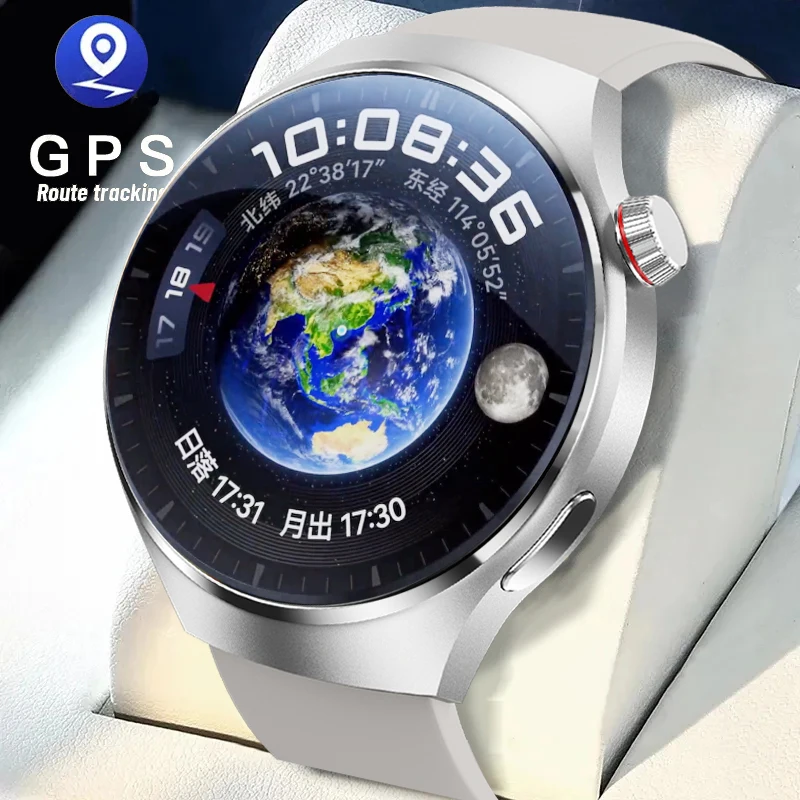 

Wireless Charging SmartWatch Men AMOLED Screen NFC Watch For Huawei Xiaomi GT4 Pro Smart Watch GPS Tracker Women Bluetooth Call