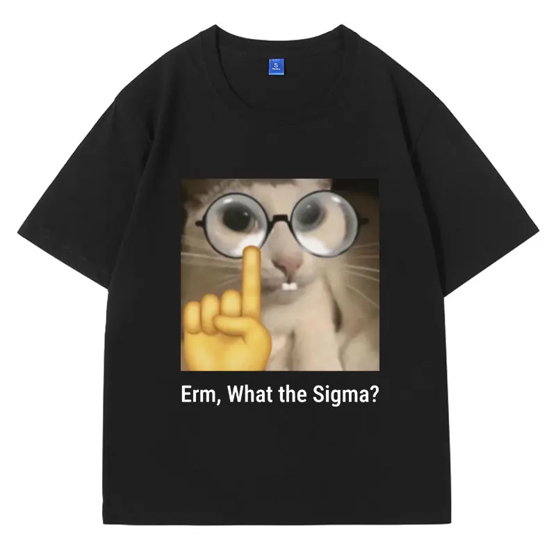 

Funny Cat T Shirt Not Right Meow Print T-shirt Men Women Summer Fashion Pure Cotton T-shirts Short Sleeve Oversized T Shirt Male