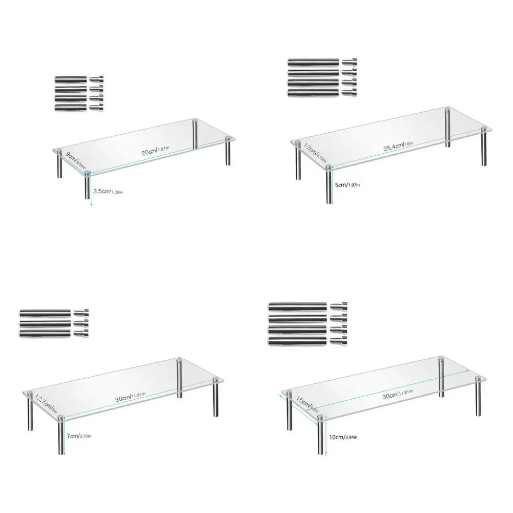 

1 Set Cupcake Stand Acrylic Birthday Cake Stand Rectangular Wedding Party Cupcake Dessert Tray Practical Party Supplies