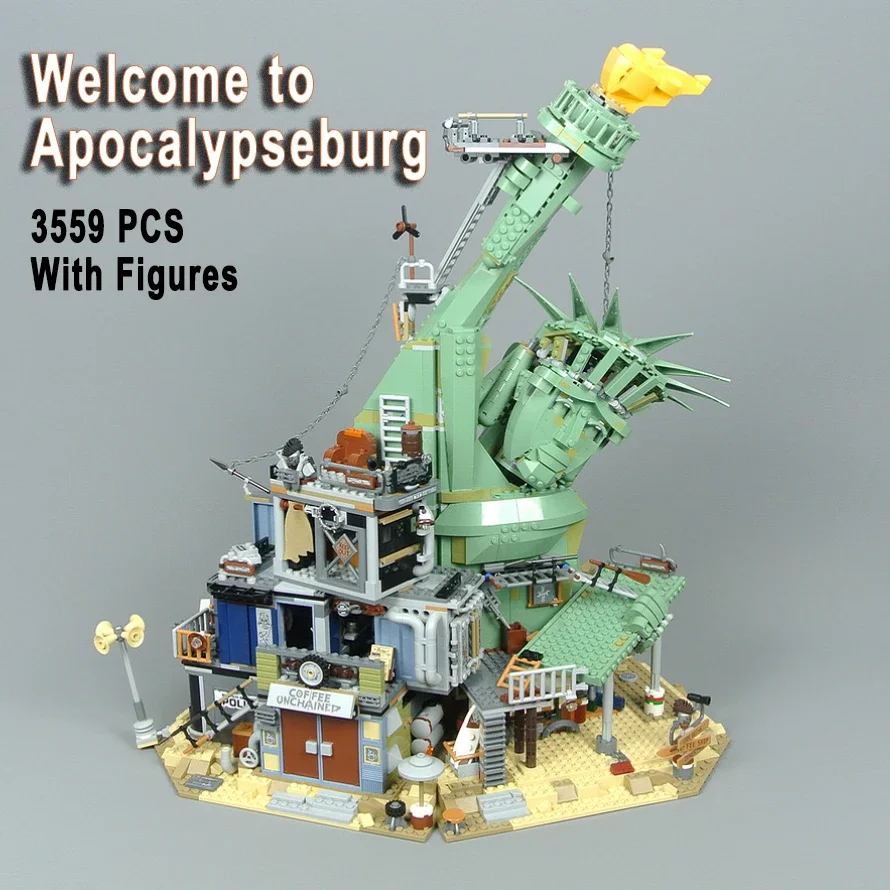 

NEW MOC Display Doomsday Castle 3178PCS Goddess Compatible with 70840 45014 Model DIY Building Blocks Children's Toy GiftS