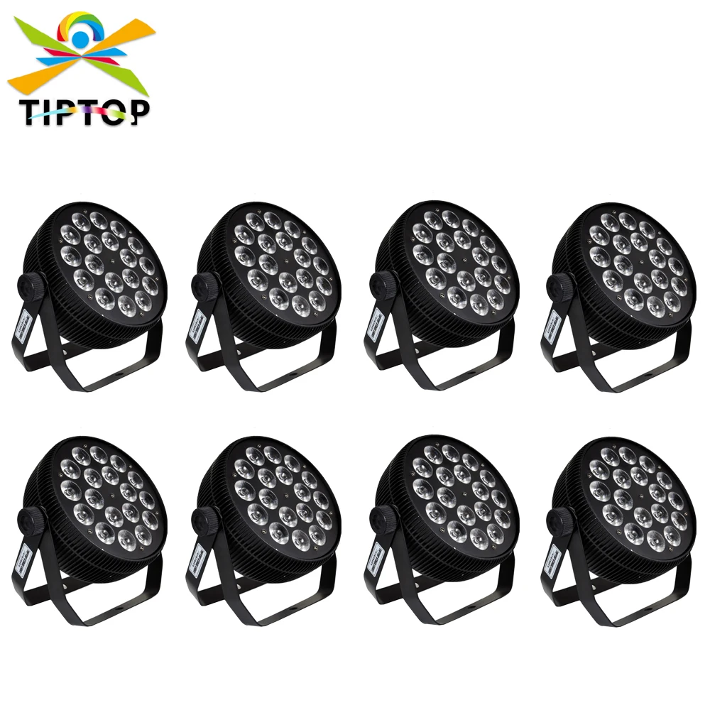 

Outdoor Waterproof LED Par Lights 18x18W RGBWA UV 6in1 LED Light DMX Control Stage Light DJ Equipment Disco Party Lighting