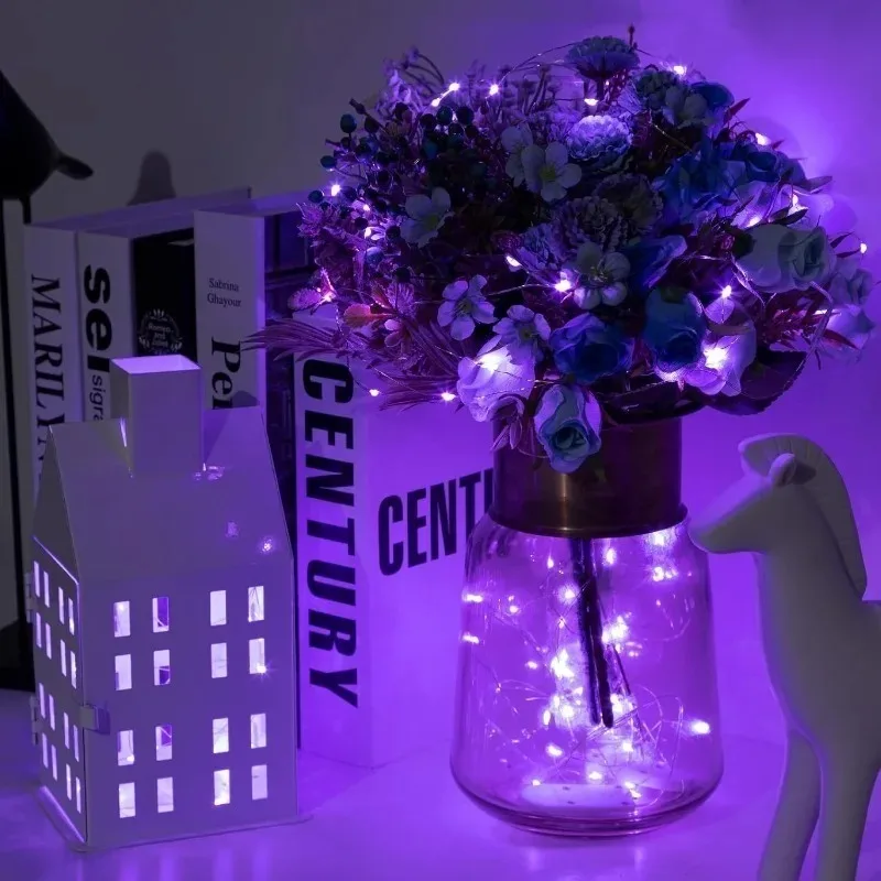 รูปสินค้า แบตเตอรี่ LED 100 ดวง สำหรับตกแต่งแคมป์ปิ้ง งานแต่ง คริสต์มาส