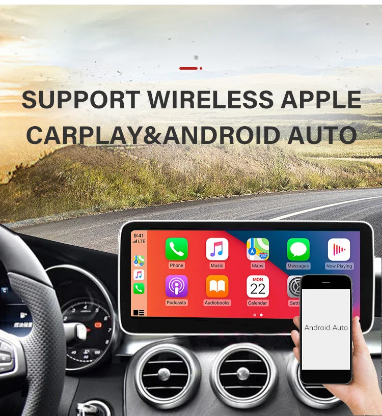 Upgrade Android 13 Screen 12.3 Inch 64G/128G Car Radio For Mercedes Benz GL ML W166 X166 GL350 GL63 Carplay Gps Navigation