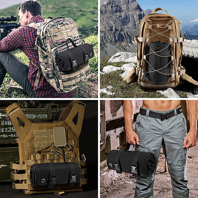 Outdoor Non-Slip Shooting Training Mat Double-Sided Multifunction Camping Pad Shooting Training Mat Double-Sided Waterproof Hot 6