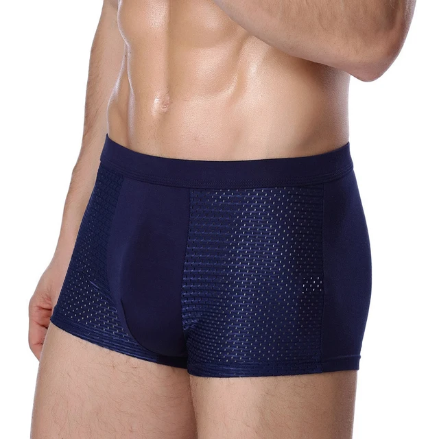 We.Fine Bamboo Boxer Briefs 4Pcs Microfiber Stretch Underwear for Men - Image 4