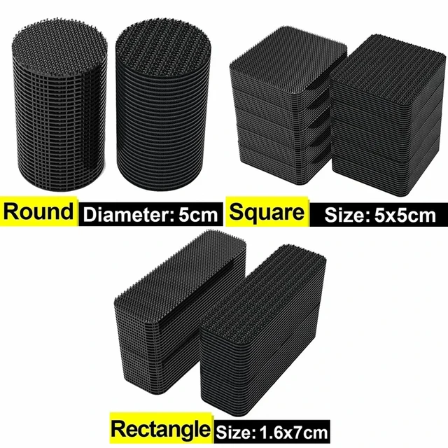 New Carpet Fixing Stickers Double Faced High Adhesive Car Carpet Fixed Patches Home Floor Foot Mats Anti Skid Grip Tapes 6