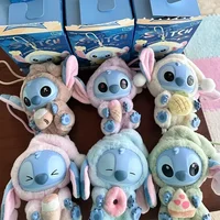 מכירה חדשה של מיניסו סטיץ' אוכל משהו לפני השינה סדרת תיבת עיוורים ויניל תיק תלייה בובות חמודות תיבת תעלומה מתנה 2