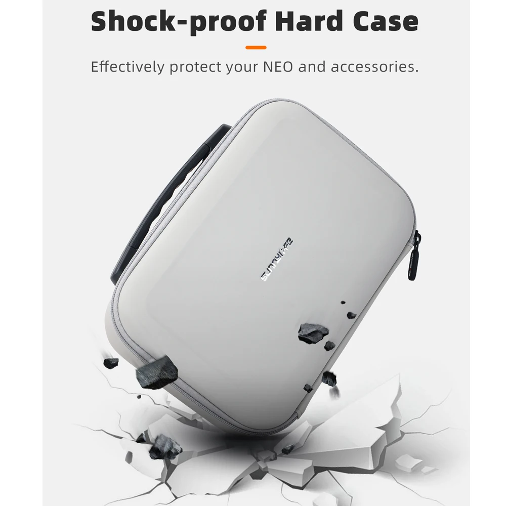 Storage Bag for DJI NEO Drone Controller Battery All In One Carrying Case Box EVA Hard Handbag for DJI NEO Accessories Sunnylife