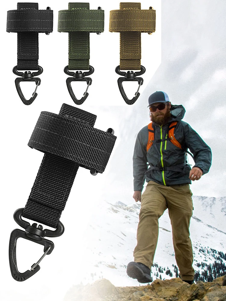 Description Picture 6 of itemTactical Gear Multi-tool Edc Molle Webbing Gloves Rope Military Molle Hook Survival Camping Supplies Outdoor Keychain
