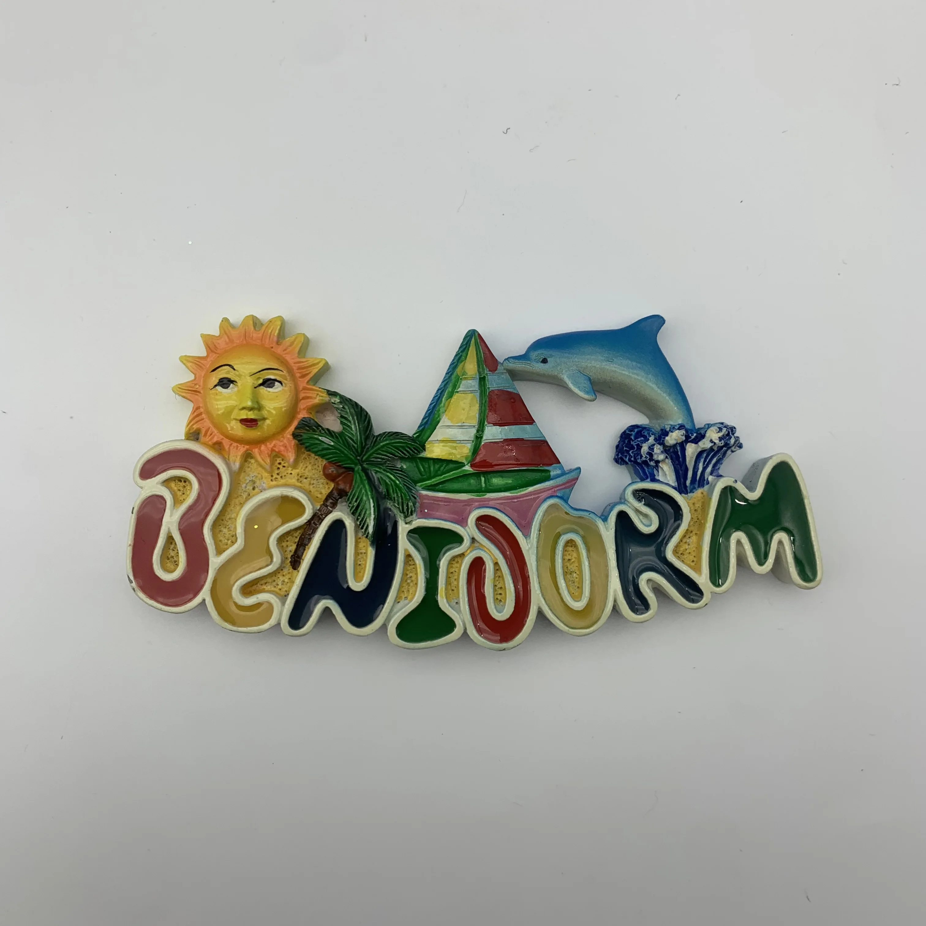 Special Offer Spain Torrevieja Benidorm Ukraine Tourist Souvenirs Refrigerator Magnetic Stickers Travel collection Gift
