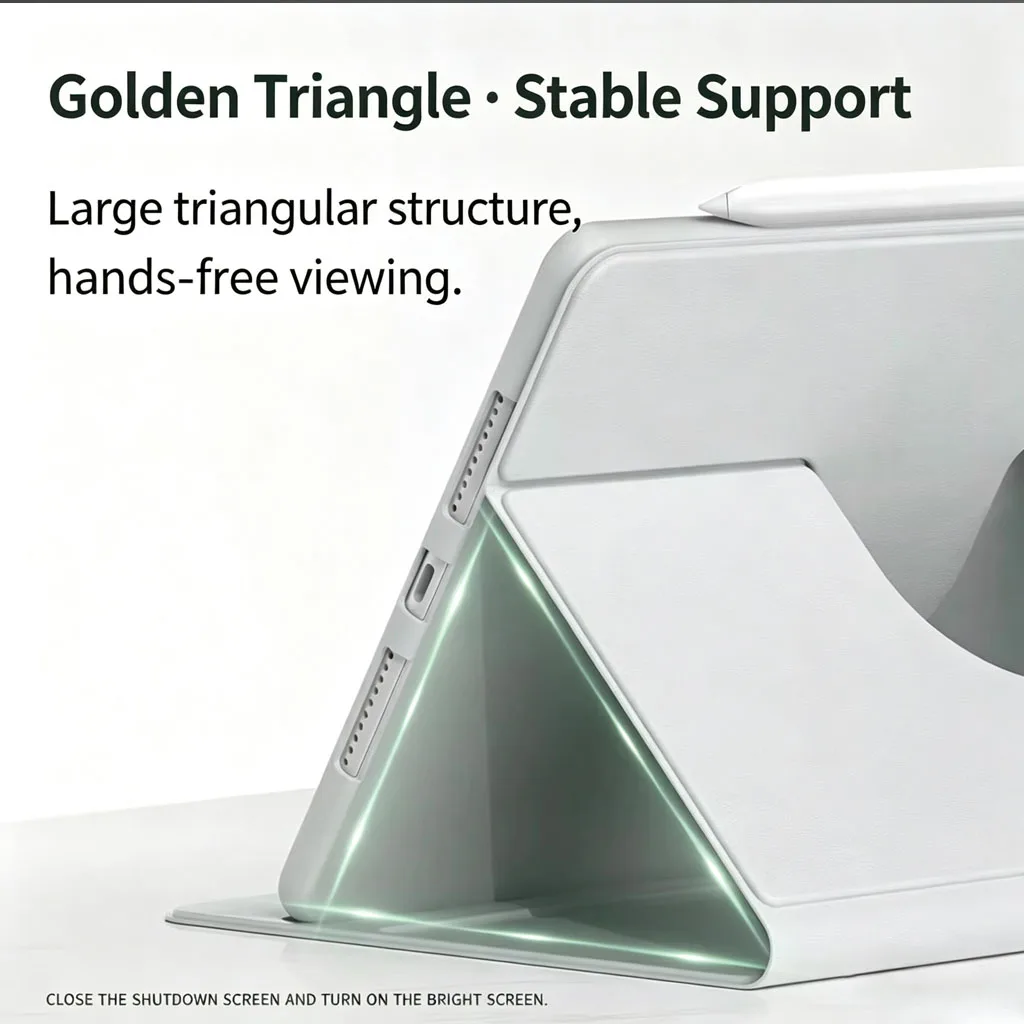 Universal 360° Rotating Tablet Cover with Versatile Viewing Angles