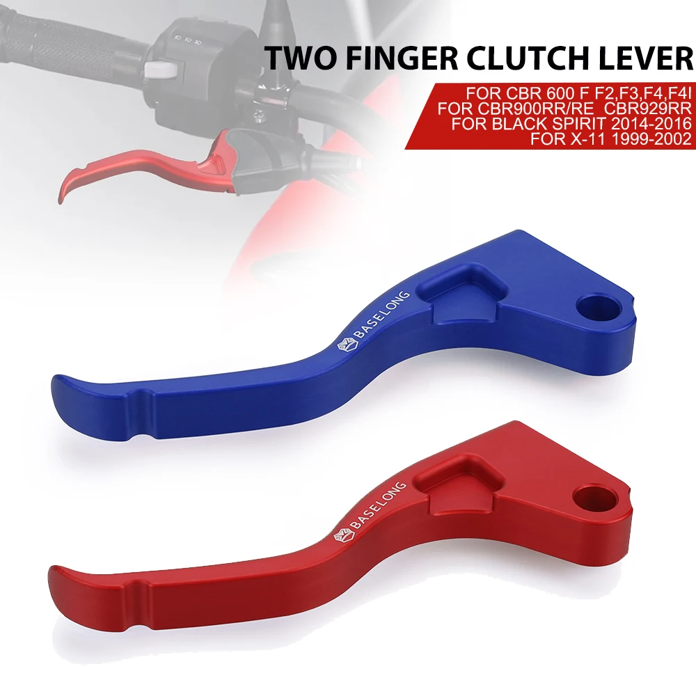 

Two Finger 10% Force Reduction Shorty Stunt Clutch Lever For Honda CBR 600 F F2 F3 F4 F4i CBR600F 1987 1988 1989-2006 CBR600F4i