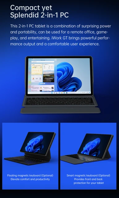 Tablette ALLDOCUBE iWork GT 2 en 1 Windows 11 8+256GB