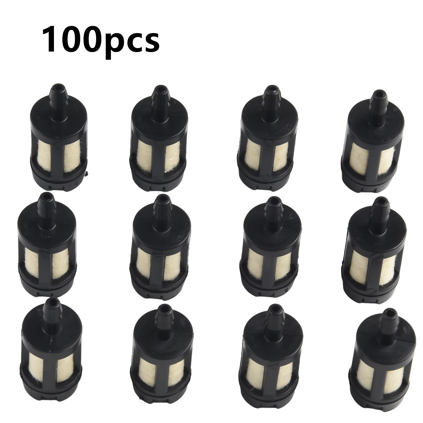 

100Pcs Engine Petrol Fuel Tank Filter Fit For 2mm 2.5mm 3mm Strimmer Hedge Trimmer Power Equipment Accessory Chain Saw Parts