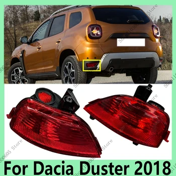 Per Dacia Duster 2018- Ricambi Auto Paraurti Posteriore Riflettore Posteriore Fendinebbia Lampada di Segnalazione Freno Indicatore Riflettente 265650001R 265600001R