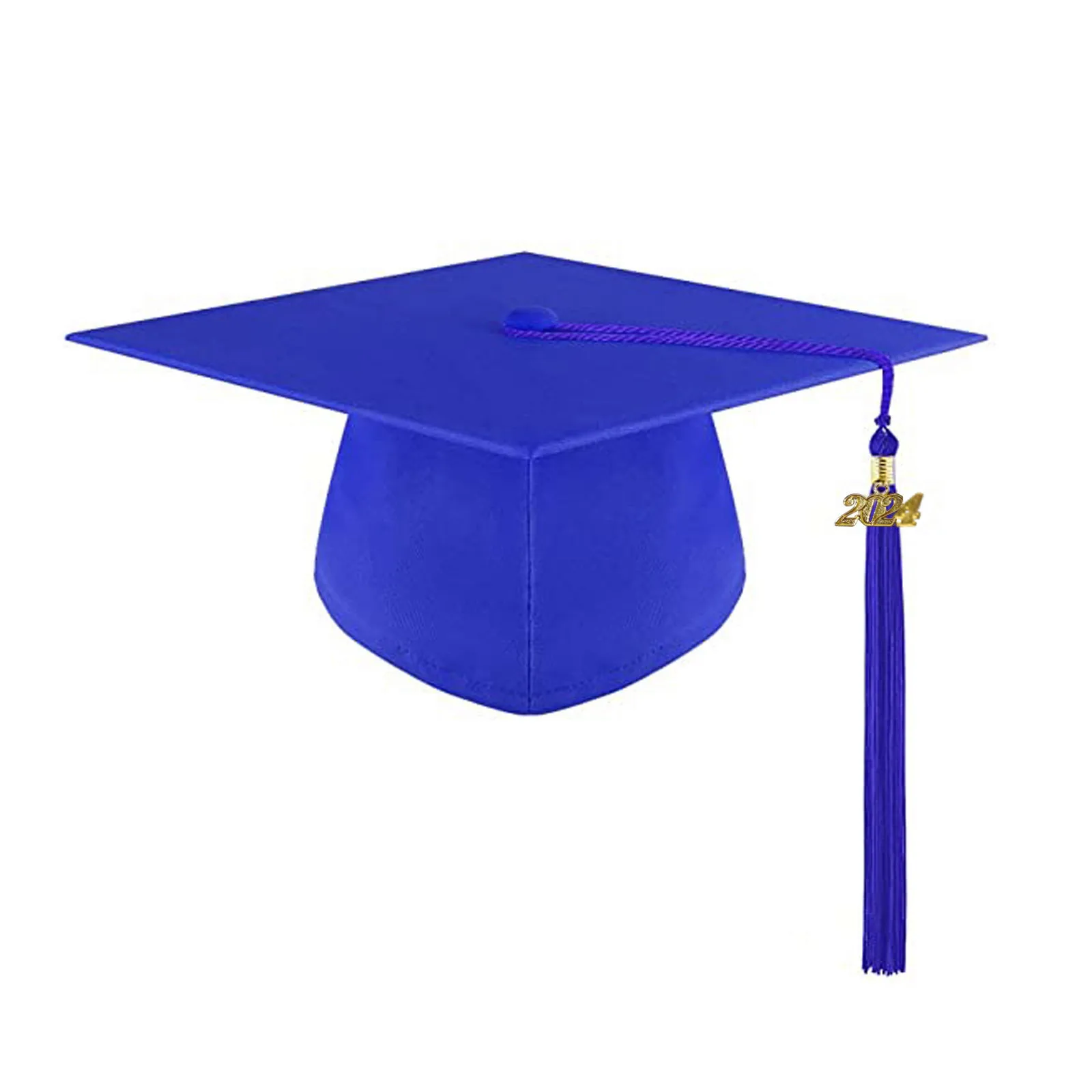 Children's Graduation Hat Tassel Girls Kindergarten Cap Tassel Elastic Preschool Graduation Cap Boys Adjustable Band kids caps