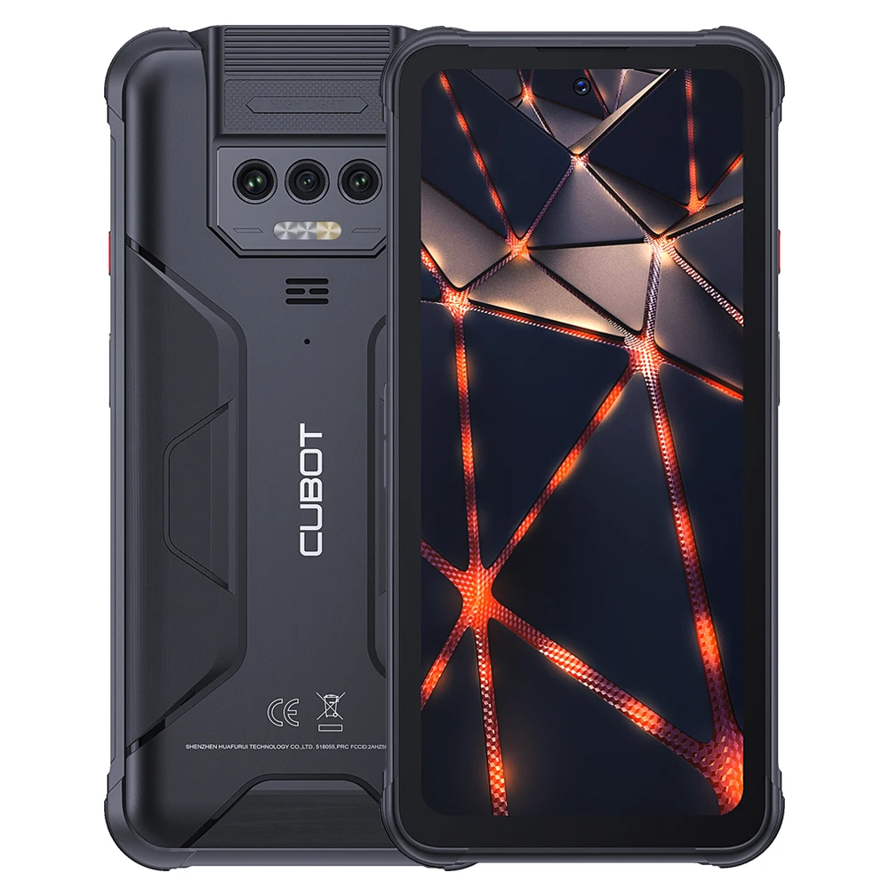 Cubot Водонепроницаемый Прочный Android смартфон King Kong Power, 8 ГБ + 256 ГБ, 10600 мАч, быстрая зарядка 33 Вт, NFC, 6,5 дюйма FHD +, глобальный телефон