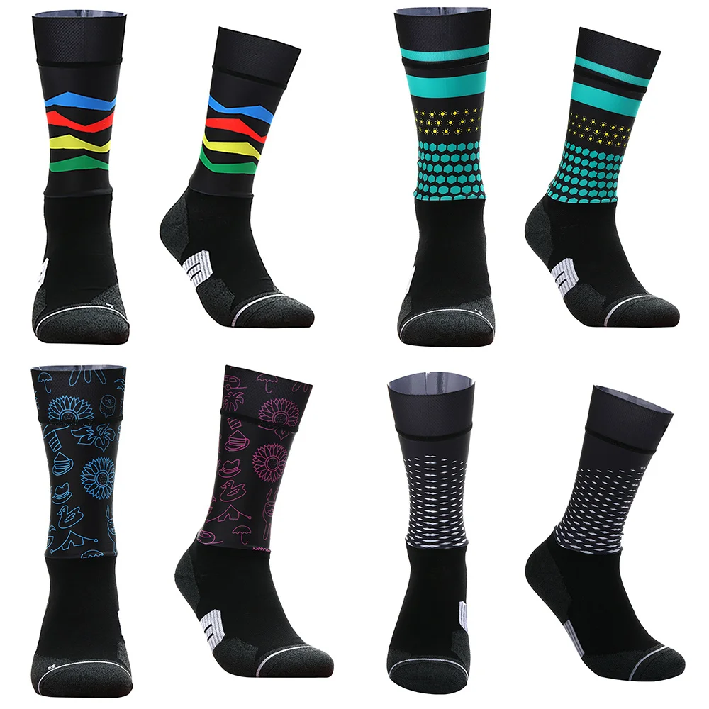 Sports Socks Cycling Socks Compression Socks Fitness Sports Socks Sport Socks Compression Sock Sport Anti Slip Bike Socks Bicycle Men and Women Sports Socks Racing Cycling